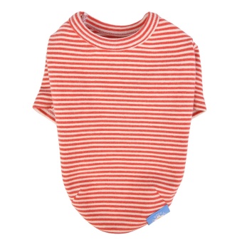 Olchi Stripe Round neck Röd